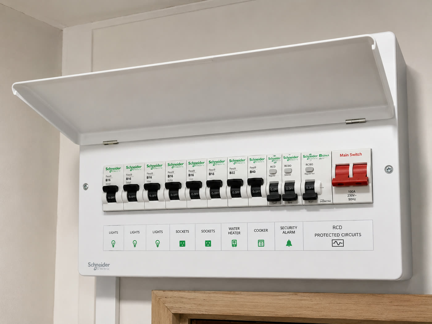 After: Consumer Unit Upgrade in Warwick